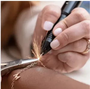 linked permanent jewelry activation